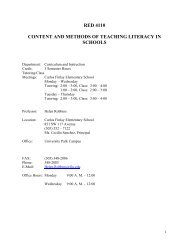 red 4110 content and methods of teaching literacy in schools