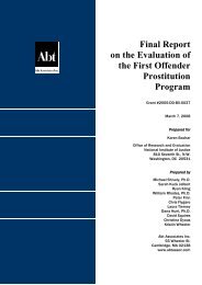 Final Report: Evaluation of the First Offender Prostitution Program