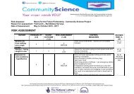 RISK ASSESSMENT - Moors for the Future