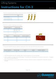 Instructions for CH-3 - Gunnebo Industries