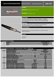 HDG-252- Coaxial RG11 - Cables Epuyen SRL