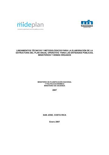 lineamientos tÃ©cnicos y metodolÃ³gicos para la ... - Mideplan