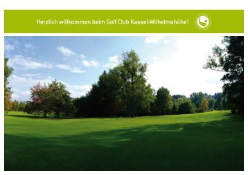 PDF - Golf Club Kassel Wilhelmshöhe - Agentur Schmidts