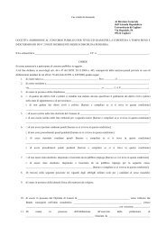 Fac-simile domanda (pdf) - AouCagliari