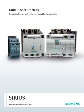 SIRIUS Soft Starters - Siemens
