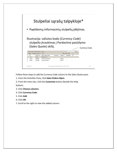 MS Dynamics NAV 2009