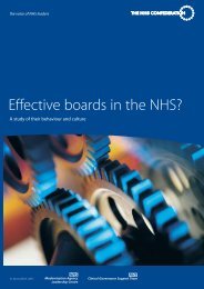 Effective boards in the NHS? - NHS Confederation