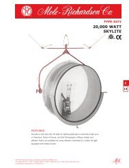 Type 3471 â 20000 Watt Skylite - Mole-Richardson