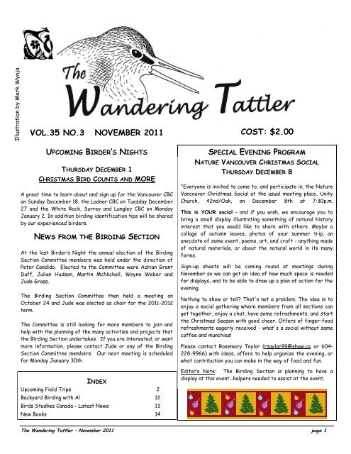 Wandering Tattler - November 2011.pdf - Nature Vancouver