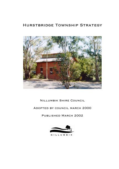 Table of Contents - Nillumbik Shire Council