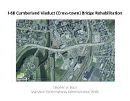 I-68 Cumberland Viaduct (Cross-town) Bridge Rehabilitation