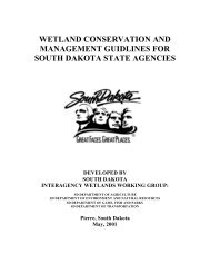 Wetland Conservation and Management Guidelines for SD State ...