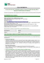 Servizi di Trade Finance con l - Bnl