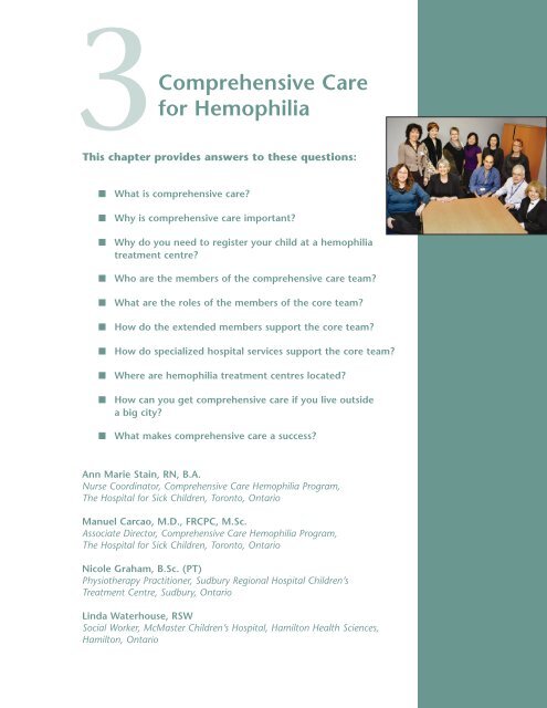 Comprehensive Care Hemophilia