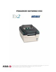 PIKAOHJE DATAMAX EX2 - Finn-ID