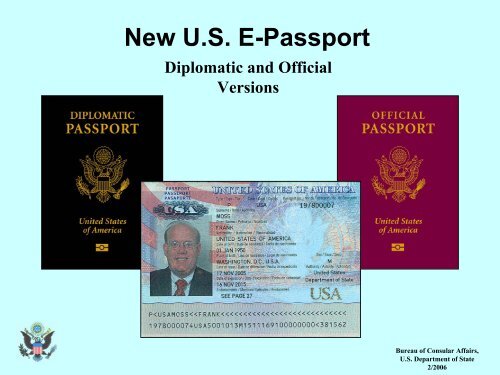 New U.S. E-Passport - EMBASSY OF THE UNITED STATES QUITO ...