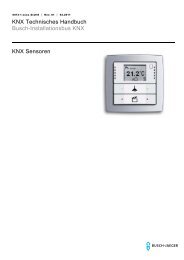 KNX Technisches Handbuch Busch-Installationsbus KNX ... - Voltus