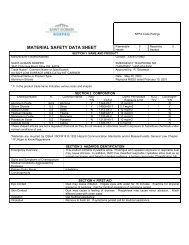 Saint-Gobain NorPro, MSDS for SA5x21 Low Surface Area Alumina ...