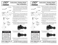 Folding Pistol Grip Installation - Task Force Tips