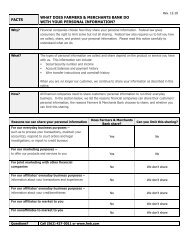 to download a pdf version - Farmers & Merchants Bank