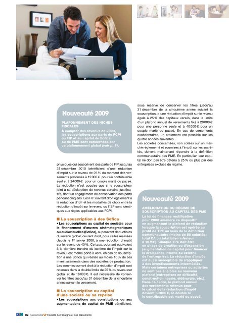 Guide fiscal 2009 Des repÃ¨res pour comprendre les derniÃ¨res ... - CIC