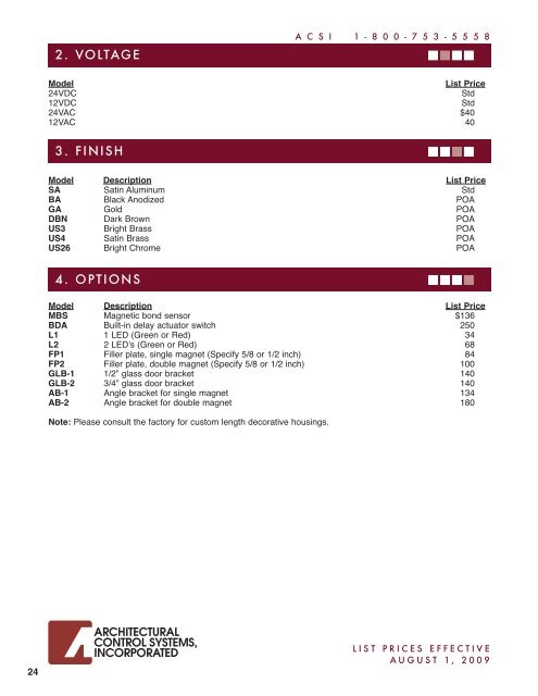 ACSI 10, Aug 2009 Pricebook.pdf - Access Hardware Supply