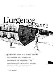 L'urgence paysanne (La Traverse #1) PDF a4