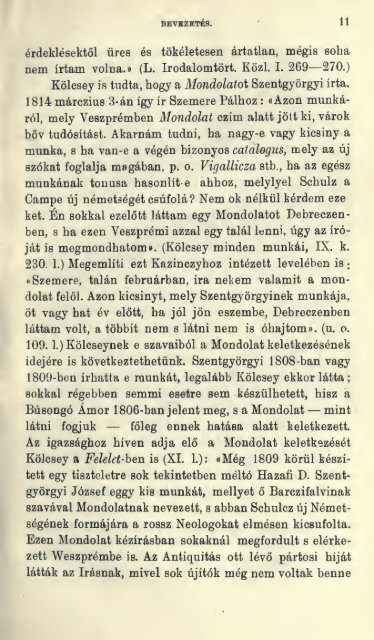 Mondolat, Dicshalom, 1813