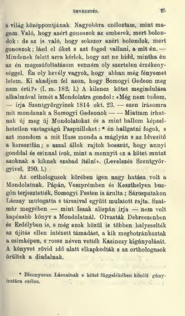 Mondolat, Dicshalom, 1813