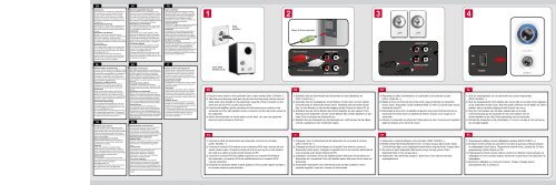 Quick install Guide 2.1 suBWOOFer sYsteM - Jöllenbeck GmbH