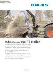 Mobile Chipper 605 PT Trailer - Scan Forestry