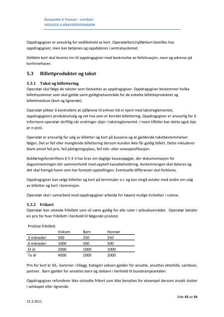 Kontrakt - Troms fylkestrafikk