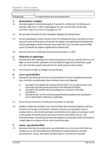 Kontrakt - Troms fylkestrafikk