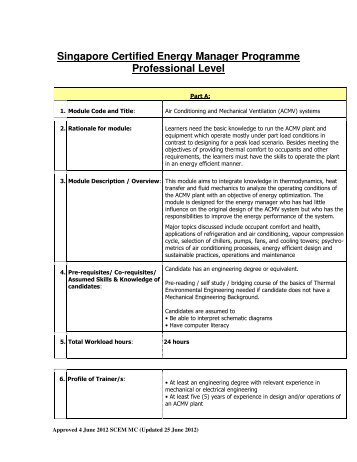 Air-Conditioning and Mechanical Ventilation ... - Energy Efficiency