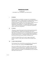 UCSF Guidelines (PDF) - Academic Affairs - University of California ...