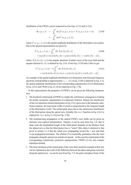 Optical implementation of propagation-invariant pulsed free ... - Tartu