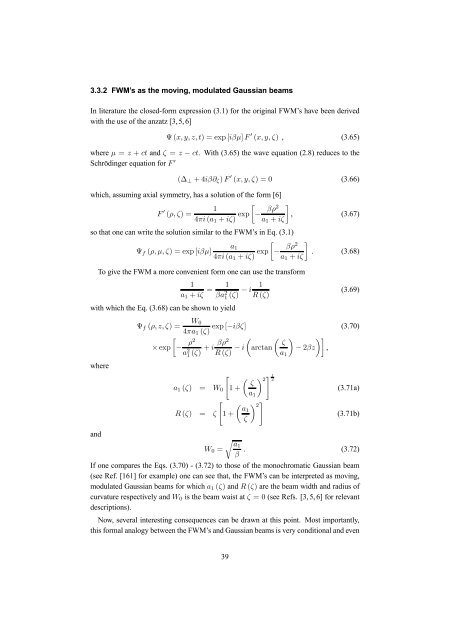 Optical implementation of propagation-invariant pulsed free ... - Tartu