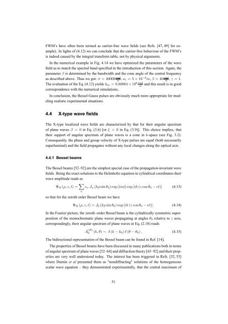 Optical implementation of propagation-invariant pulsed free ... - Tartu