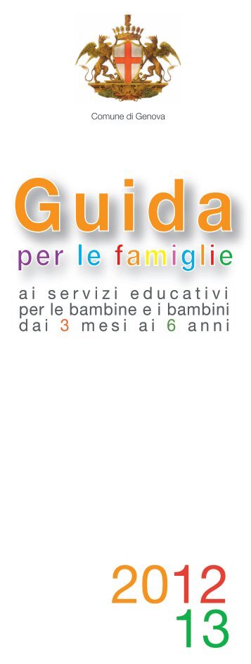 Guida per le famiglie - Comune di Genova
