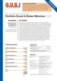 Portfolio Grund & Boden München