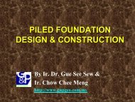 PILE FOUNDATIONS - Gnpgeo.com.my