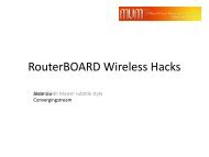 RouterBOARD Wireless Hacks
