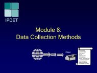 Module 8: Data Collection Methods