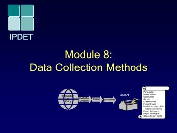 Module 8: Data Collection Methods