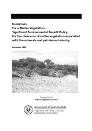 Native vegetation guidelines - PIRSA - SA.Gov.au