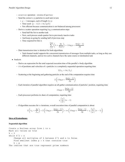 Parallel Algorithm Design