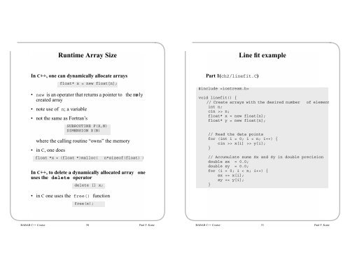 BABAR C++ Course Running the Examples - HEPHY