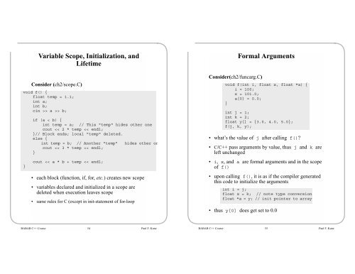 BABAR C++ Course Running the Examples - HEPHY