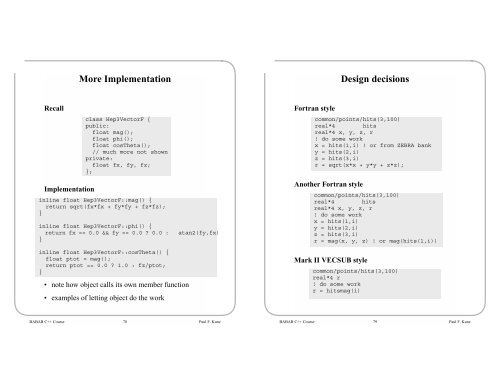 BABAR C++ Course Running the Examples - HEPHY