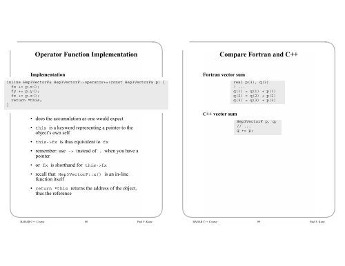 BABAR C++ Course Running the Examples - HEPHY